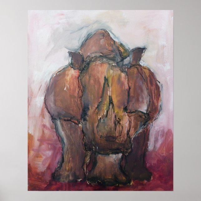 Rhinoceros. Poster (Framsidan)