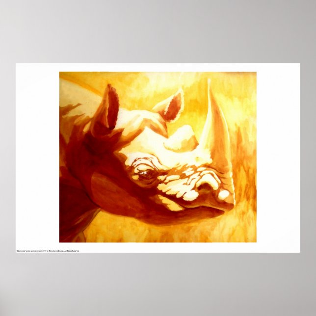 Rhinoceros Poster (Framsidan)