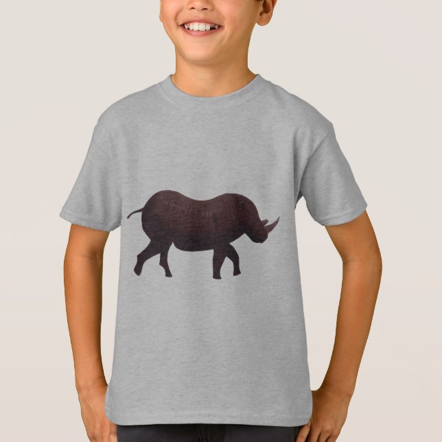 Rhinoceros, Rhino Animal Tee Shirts (Framsida)