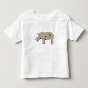 Rhinoceros Rhino Illustration T Shirt