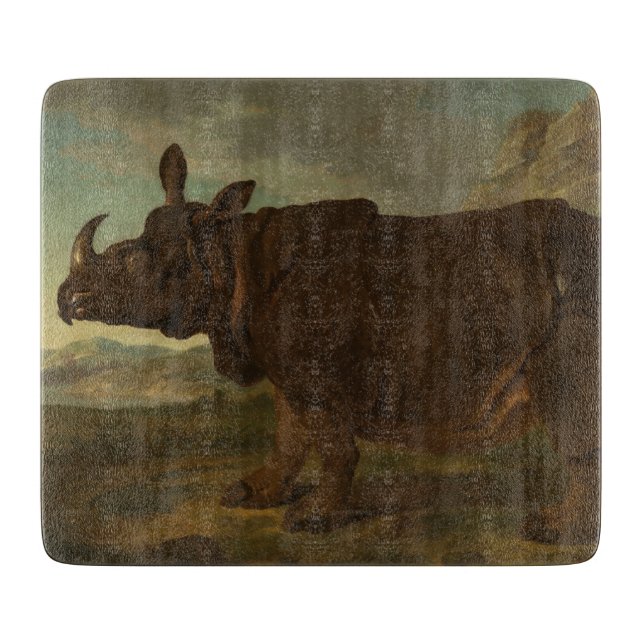 Rhinoceros (Rhino) (Vild Animal) (av J.B. Oudry) (Framsidan)