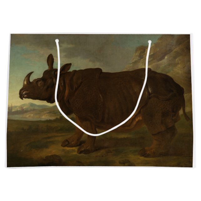 Rhinoceros (Rhino) (Vild Animal) (av J.B. Oudry) (Framsidan)