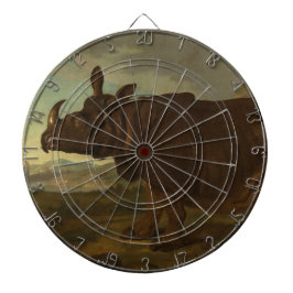 Rhinoceros (Rhino) (Vild Animal) (av J.B. Oudry) Darttavla