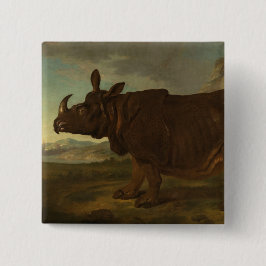 Rhinoceros (Rhino) (Vild Animal) (av J.B. Oudry) Knapp
