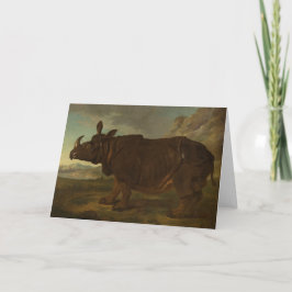 Rhinoceros (Rhino) (Vild Animal) (av J.B. Oudry) Kort