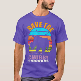 Rhinoceros Rhinos är Knubbig Unicorns Lunt att säg T Shirt