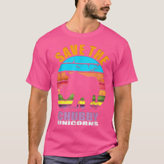 Rhinoceros Rhinos är Knubbig Unicorns Lunt att säg T Shirt
