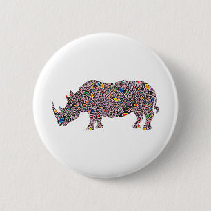 Rhinoceros-Rosa-Cheetah Knapp