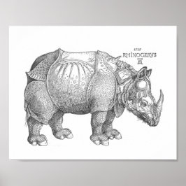 Rhinoceros Skriv ut Poster