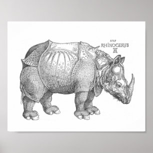 Rhinoceros Skriv ut Poster