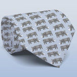 Rhinoceros Slips<br><div class="desc">En roligt rhino mönster mot blå bakgrund, perfekt för djur och vilda älskare överallt. Originalkonst av Nic Squirrell.</div>