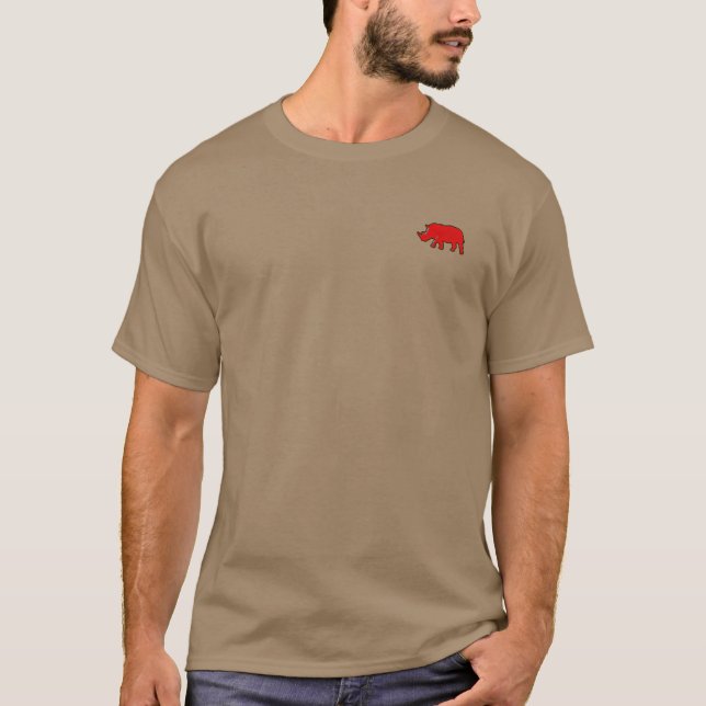 Rhinoceros Tee Shirt (Framsida)