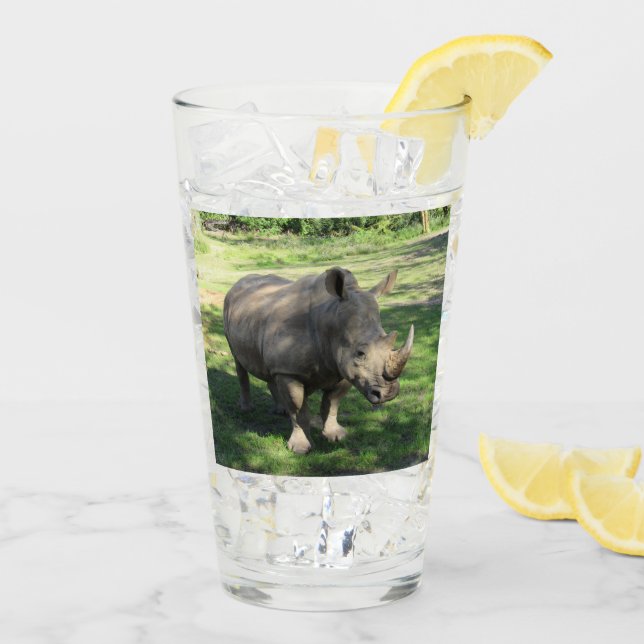 Rhinoceros Tumbler/Shaker Glass Glaskopp (Bakside Is)
