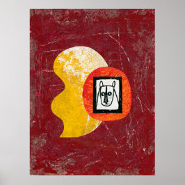 Rhinoceros Undvika konflikter Poster väggkonst