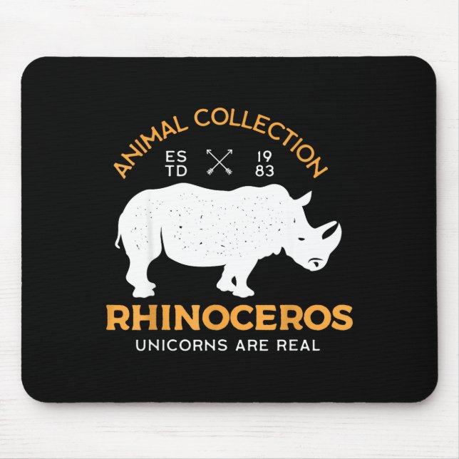 Rhinoceros Unicorns Are Real Funny Animal  Musmatta (Framsidan)