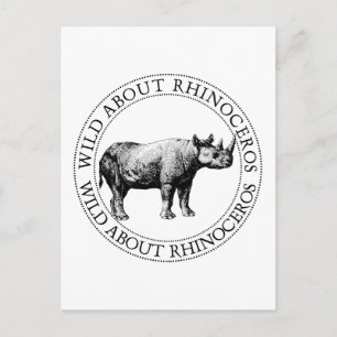 Rhinoceros Vykort