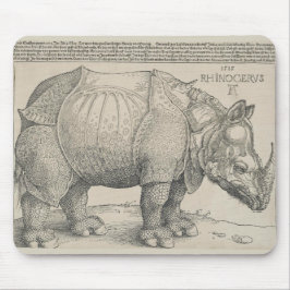 Rhinoceros, Woodcut by Albrecht Durer Musmatta