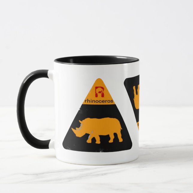 rhinocerotikett mugg (Vänster)