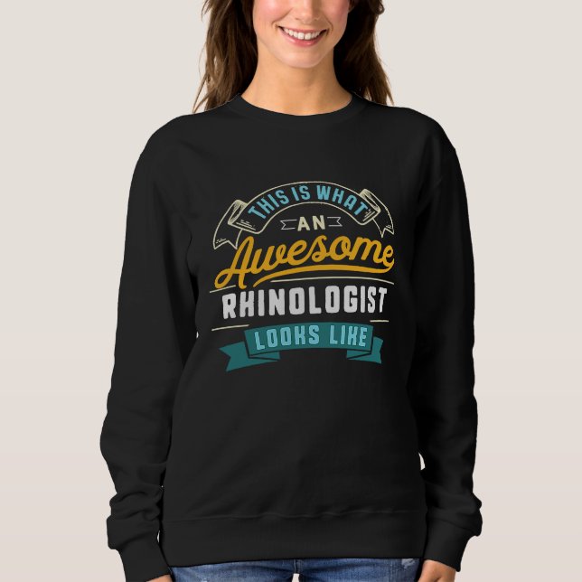 Rhinologis Awesome Job Occupation Graduation T Shirt (Framsida)