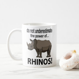 Rhinos Animal Funny Rhinos Kaffemugg