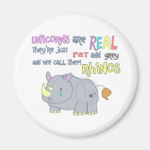 rhinos är den precis fula unicornsmagneten magnet