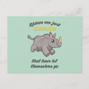 Rhinos är Unicorns Vykort