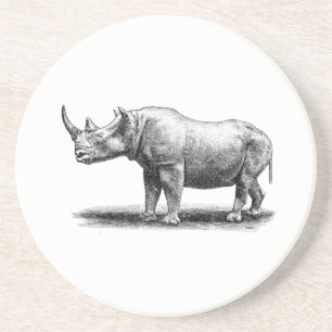 Rhinos för noshörning för underlägg sandsten