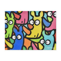 RHINOS GRAFFITI-vykort