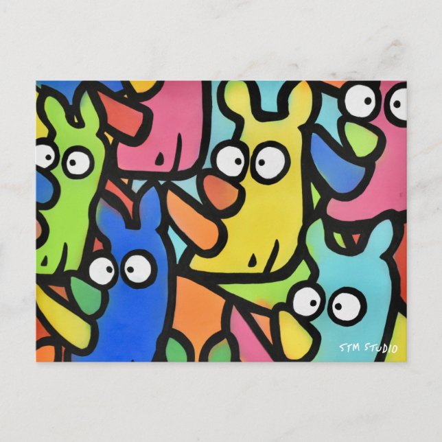 RHINOS GRAFFITI-vykort Vykort (Framsida)