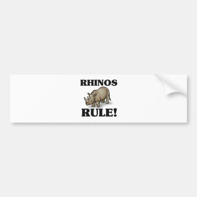 RHINOS härskar! Bildekal (Framsidan)