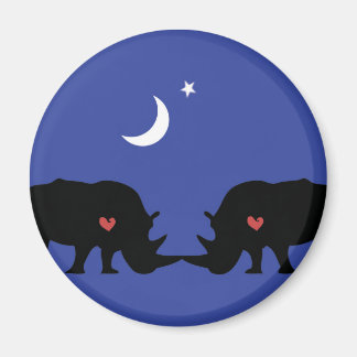 Rhinos i kärlek magnet