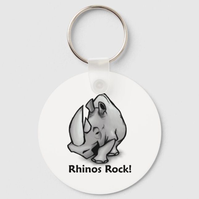 Rhinos Sten! Nyckelring (Framsida)