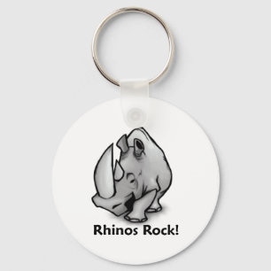 Rhinossten! Nyckelring