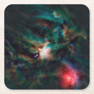 Rho Ophiuchi Cloud Complex. Underlägg Papper Kvadrat