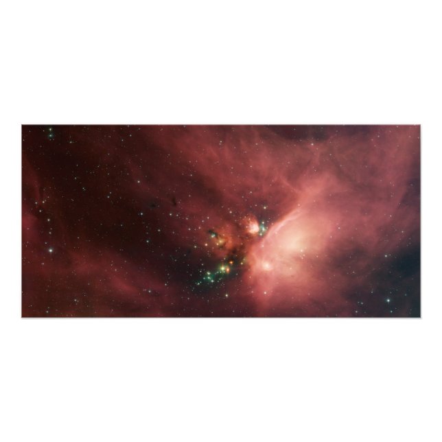 Rho Ophiuchi nebula 2 Fototryck (Framsidan)