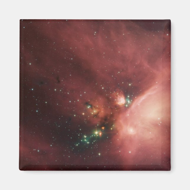Rho Ophiuchi nebula 2 Magnet (Framsidan)