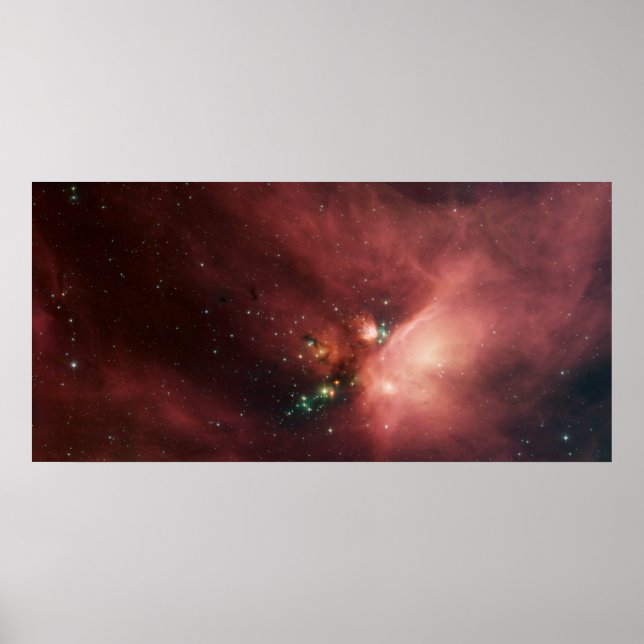Rho Ophiuchi nebula 2 Poster (Framsidan)
