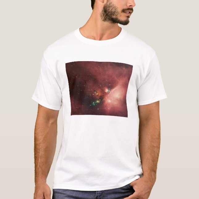 Rho Ophiuchi nebula 2 T-shirt (Framsida)