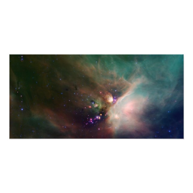 Rho Ophiuchi nebula Fototryck (Framsidan)