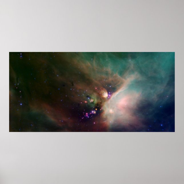 Rho Ophiuchi nebula Poster (Framsidan)