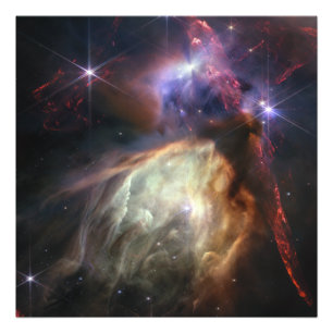 Rho Ophiuchi (NIRCam Image) James Webb Photo Fototryck