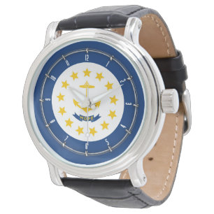 Rhode - design för östatlig flaggaklocka armbandsur