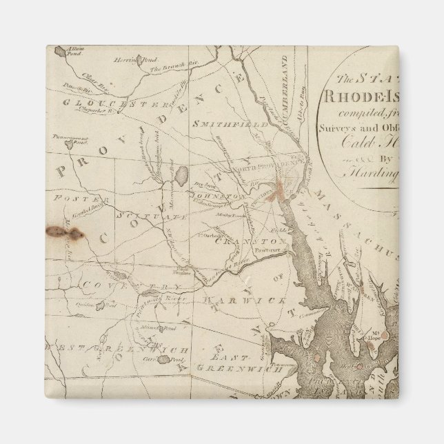 RHODE ISLAND 2 MAGNET (Framsidan)