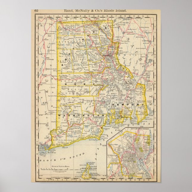 RHODE ISLAND 3 POSTER (Framsidan)