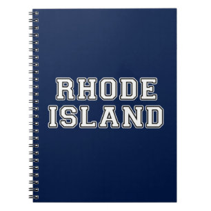 Rhode island anteckningsbok med spiral