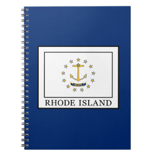 Rhode island anteckningsbok med spiral