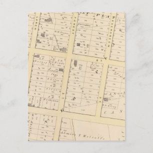Rhode island Atlas Karta Vykort