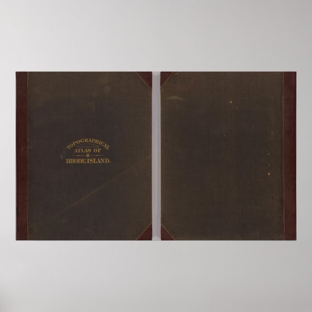 Rhode island atlas poster (Framsidan)
