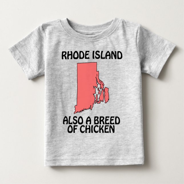 Rhode Island - Även en hönsras T Shirt (Framsida)