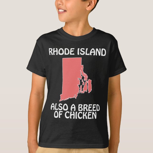 Rhode Island - Även en hönsras Tee Shirt (Framsida)